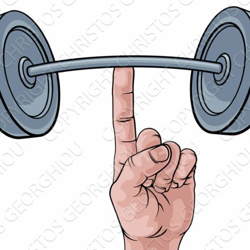Weightlifting Hand Finger Holding cover image.