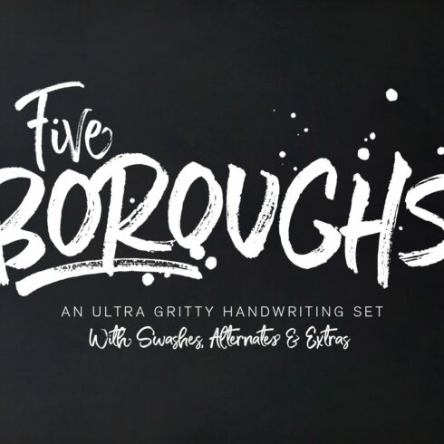 Five Boroughs Font Family cover image.
