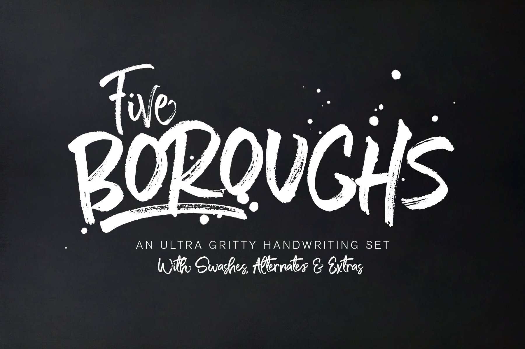 Five Boroughs Font Family cover image.