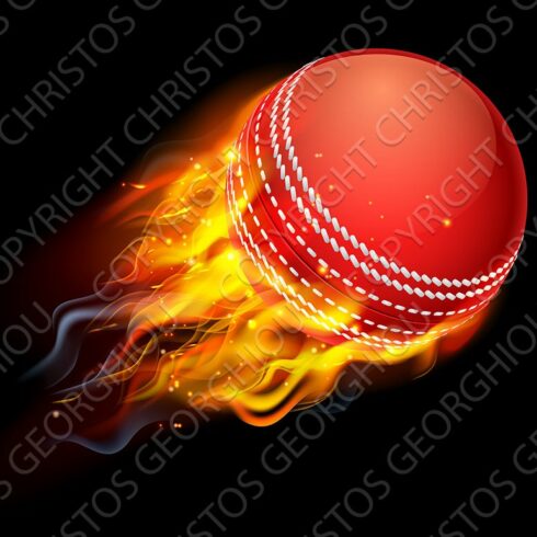 Cricket Ball on Fire cover image.