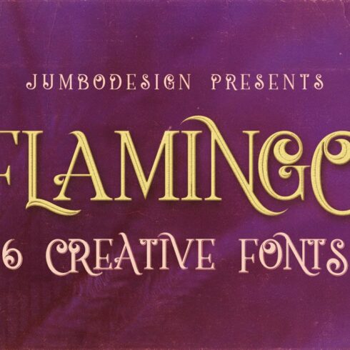 Flamingo - Vintage Style Font cover image.