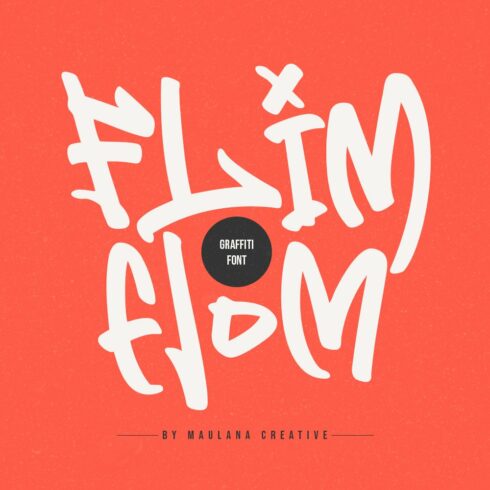 Flim Flom - Graffiti Font cover image.