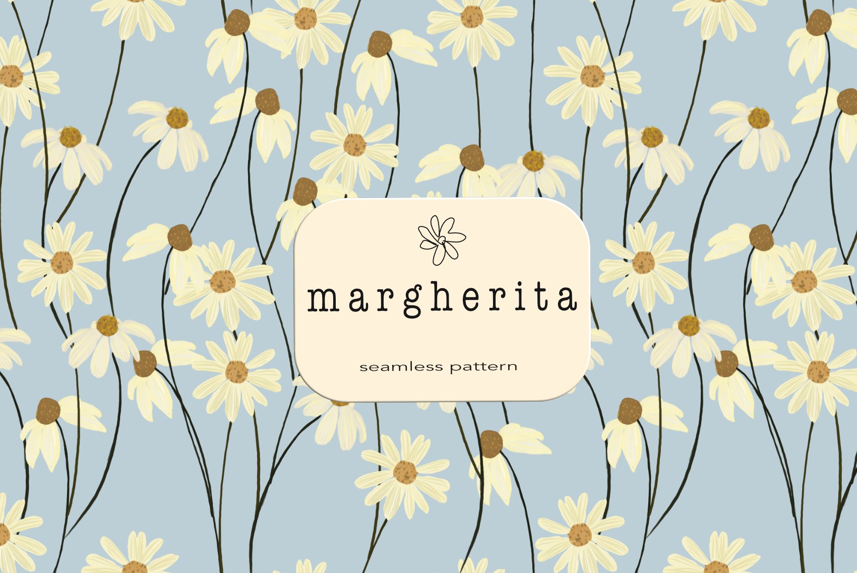 Meadow floral cute pattern cover image.