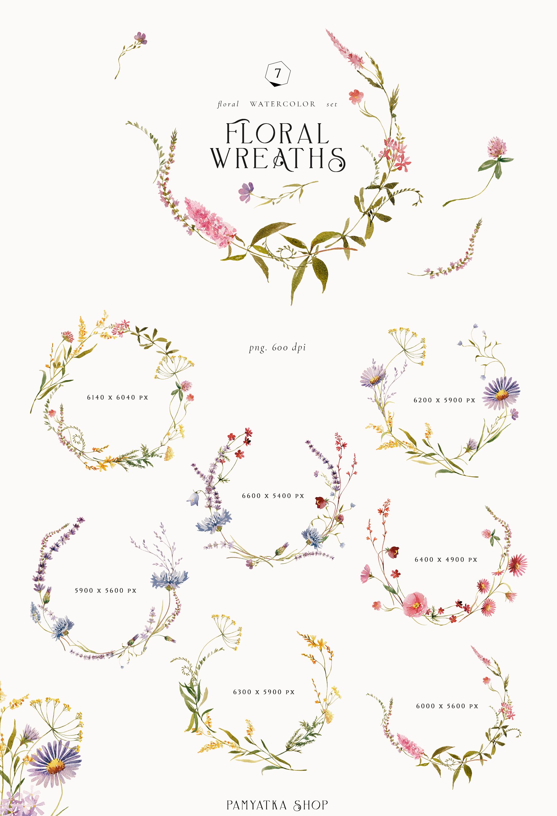 floral wreaths 332