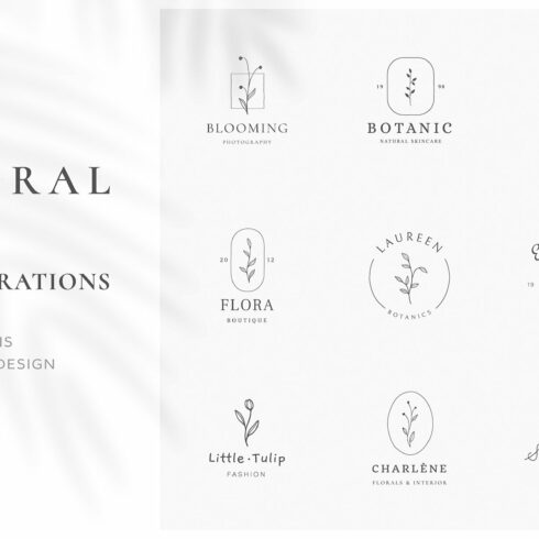 Floral Logos & Illustrations cover image.
