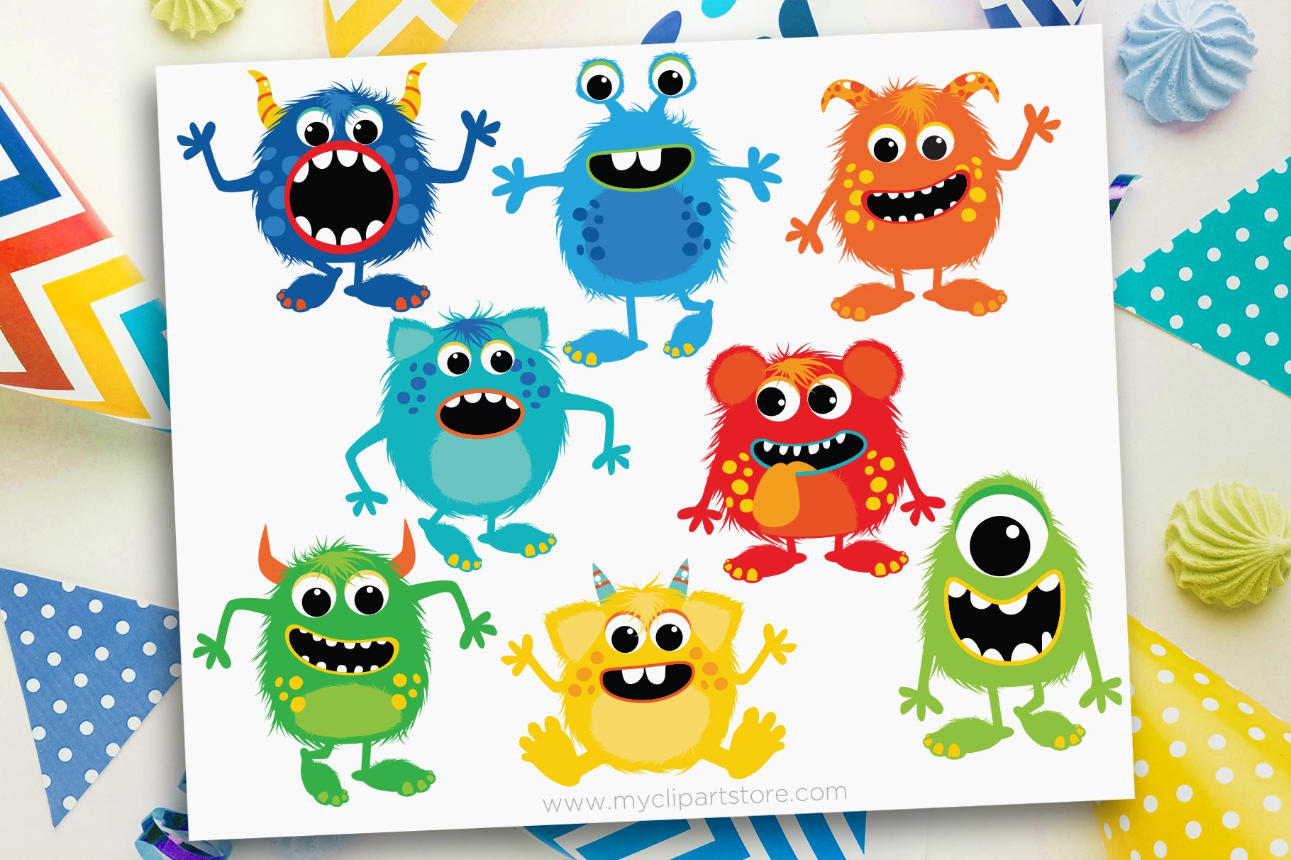Fluffy Monsters (Boy), SVG cover image.