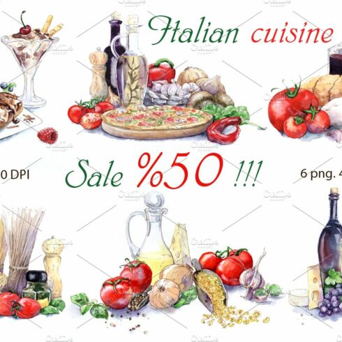 Italian cuisine cover image.