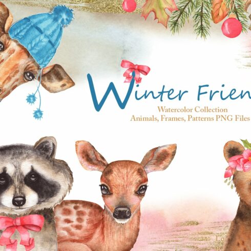 Winter Friends Watercolor Set cover image.