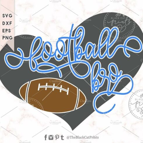 Football bro SVG DXF EPS PNG cover image.