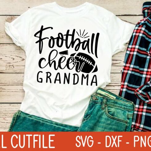 Football Cheer Grandma SVG cover image.