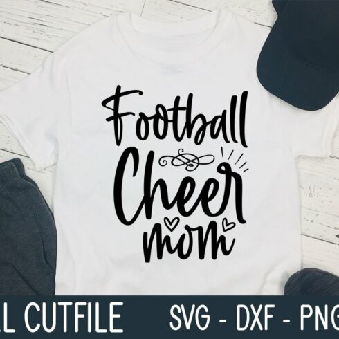 Football Cheer Mom SVG cover image.
