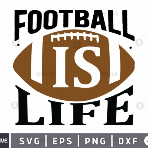 football is life SVG cover image.