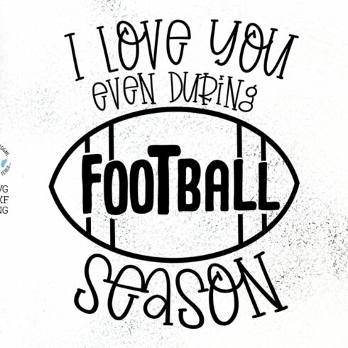 I love you even football season cover image.