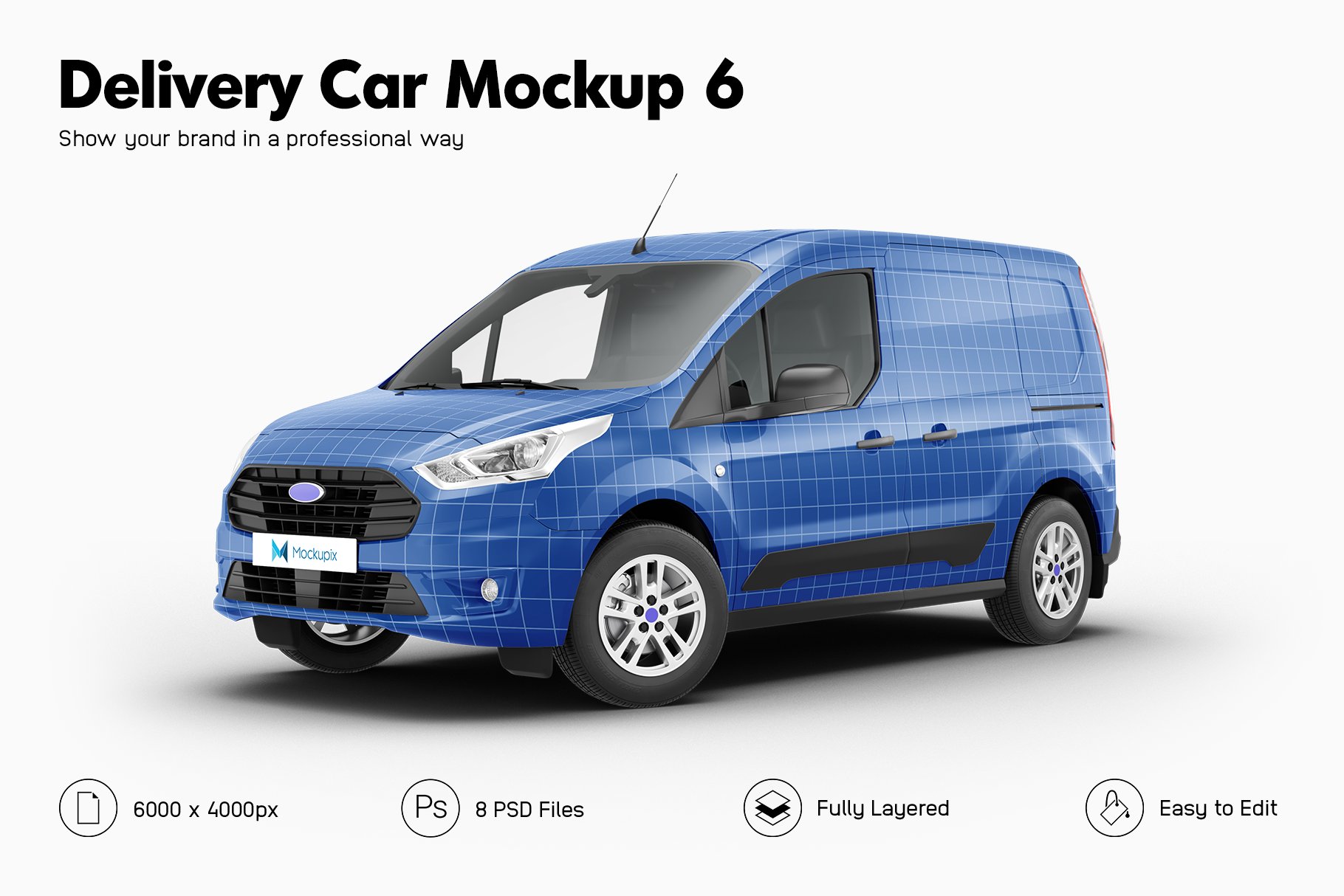 Delivery Car Mockup 6 cover image.