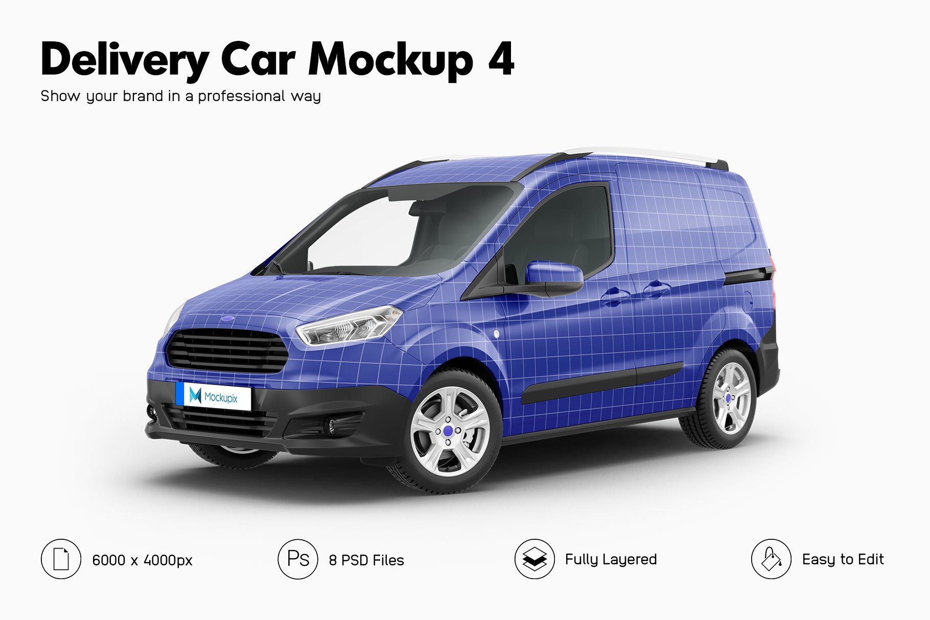 Delivery Car Mockup 4 cover image.