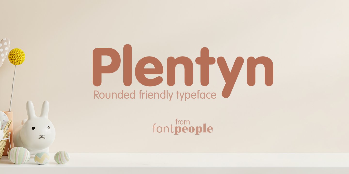 Plentyn font family by FontPeople cover image.