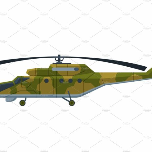 Military Camouflage Helicopter cover image.