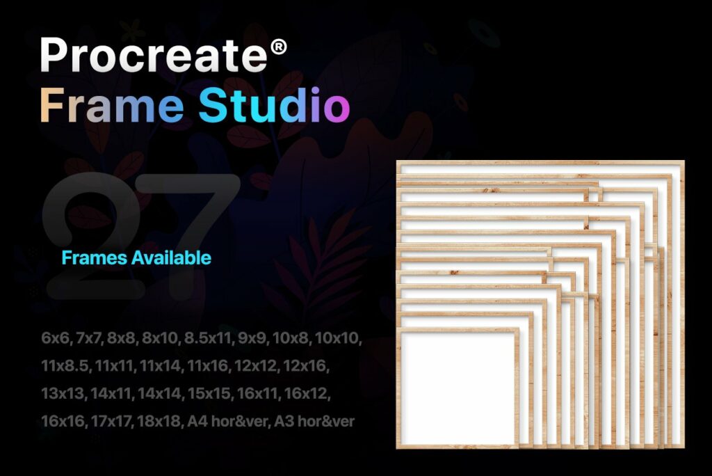 Procreate Frame Studio — Mockups MasterBundles