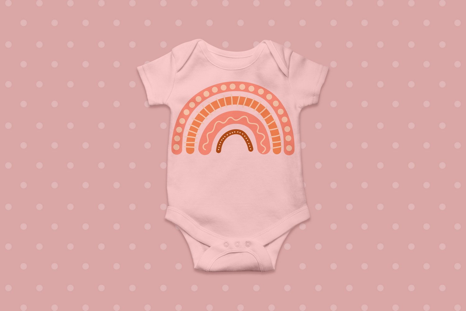 free baby onesie mockup 886