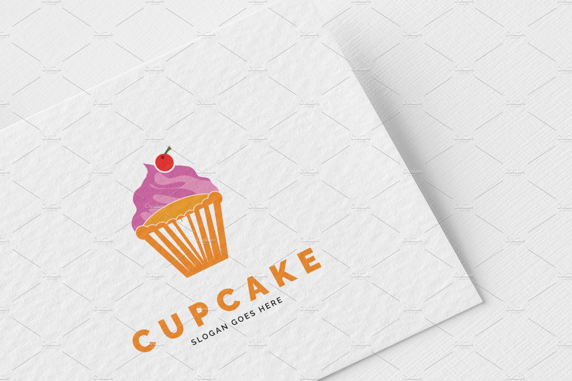 Cupcake Logo Template cover image.