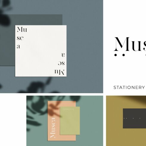 Musea Stationery Mock-Up Kit cover image.