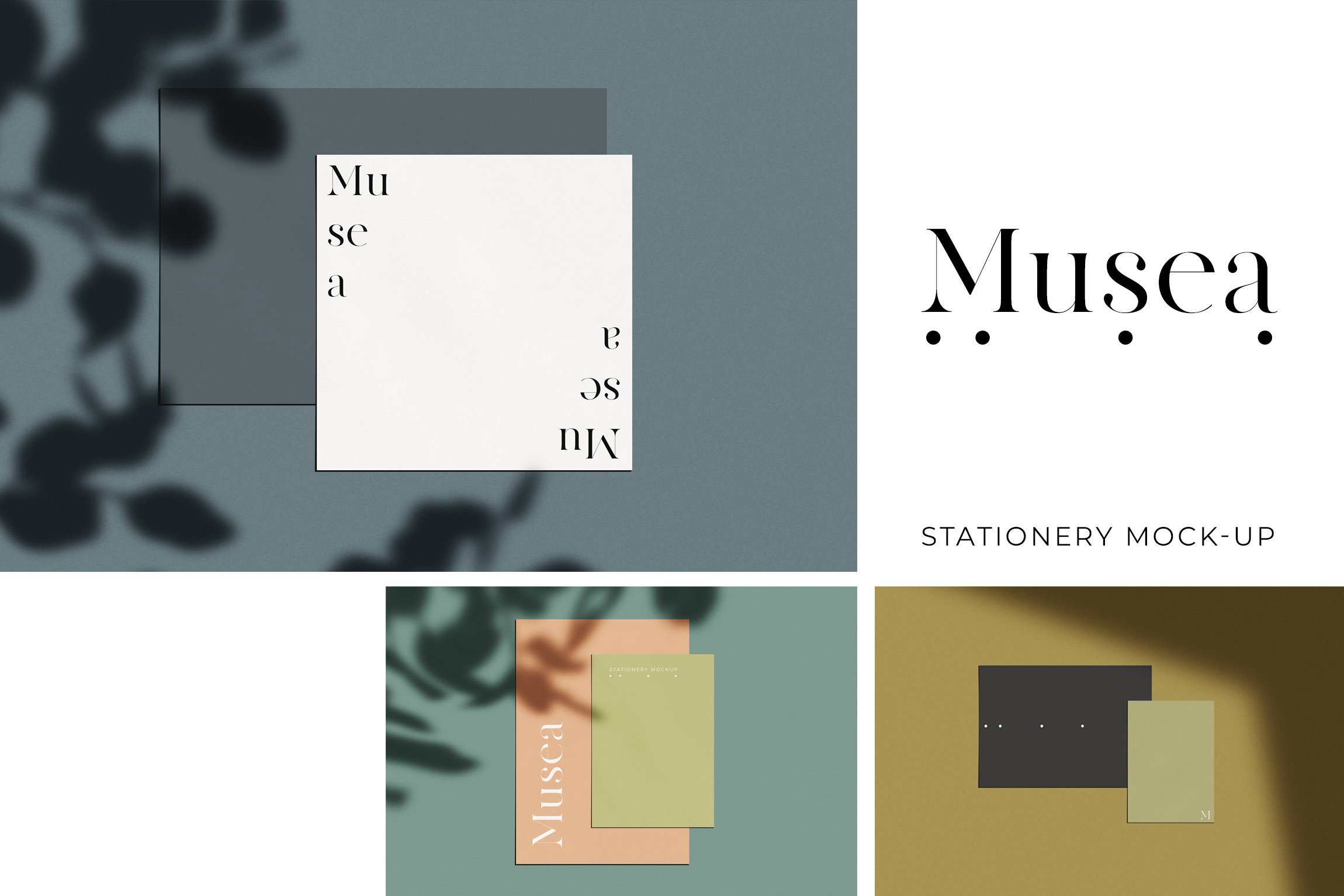 Musea Stationery Mock-Up Kit cover image.