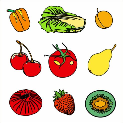 Set of Fruits cover image.