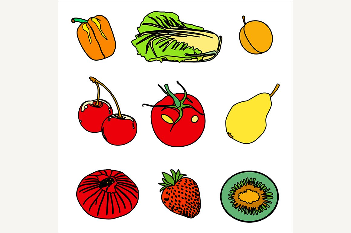 Set of Fruits cover image.