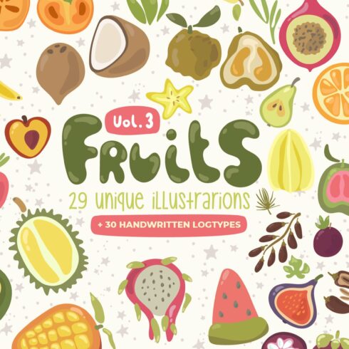 Fruits - Vector Set Vol.3 cover image.