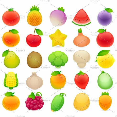 Fruits and Vegetables Big Collection cover image.