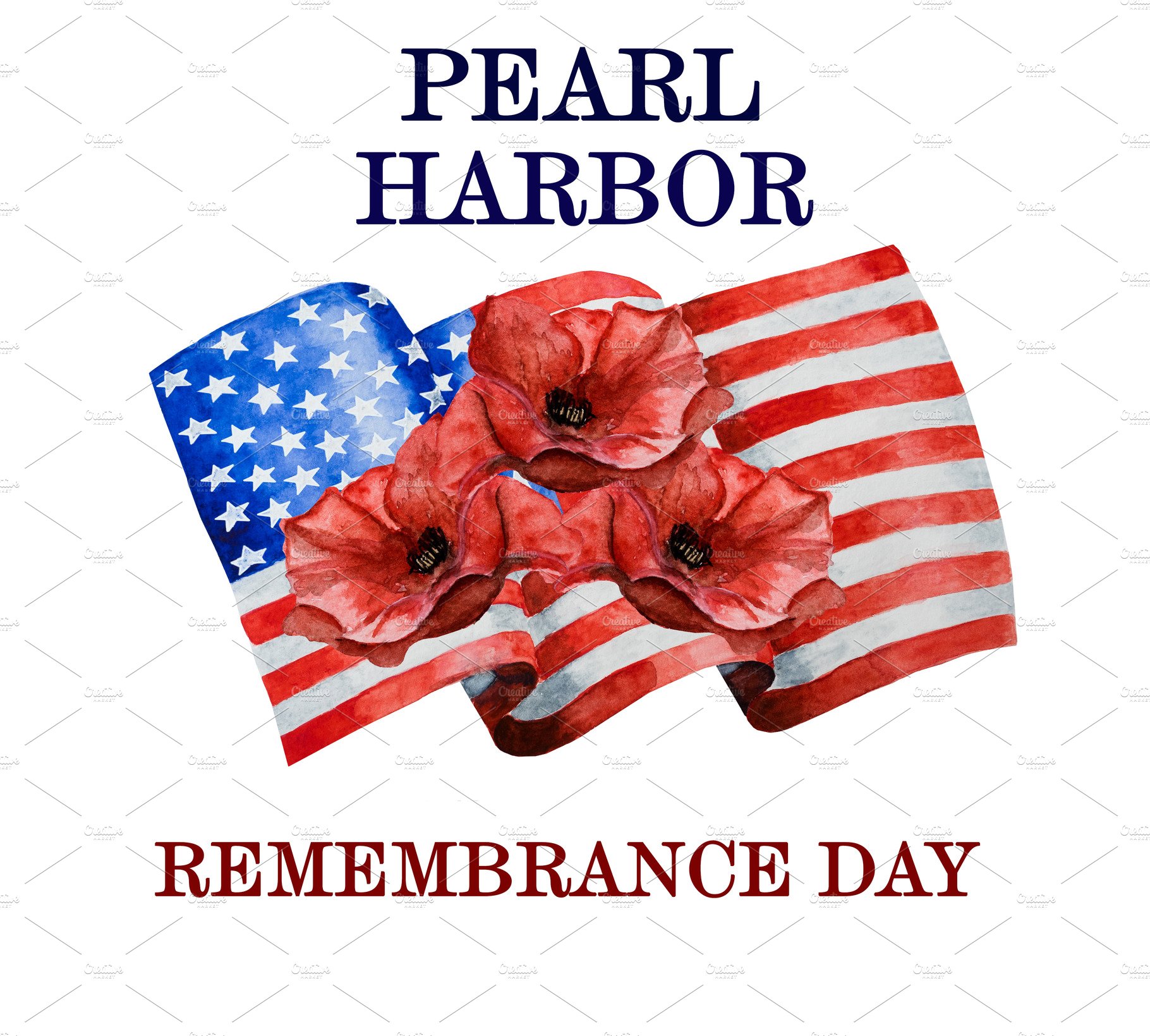 Pearl Harbor Remembrance Day. Greeti cover image.