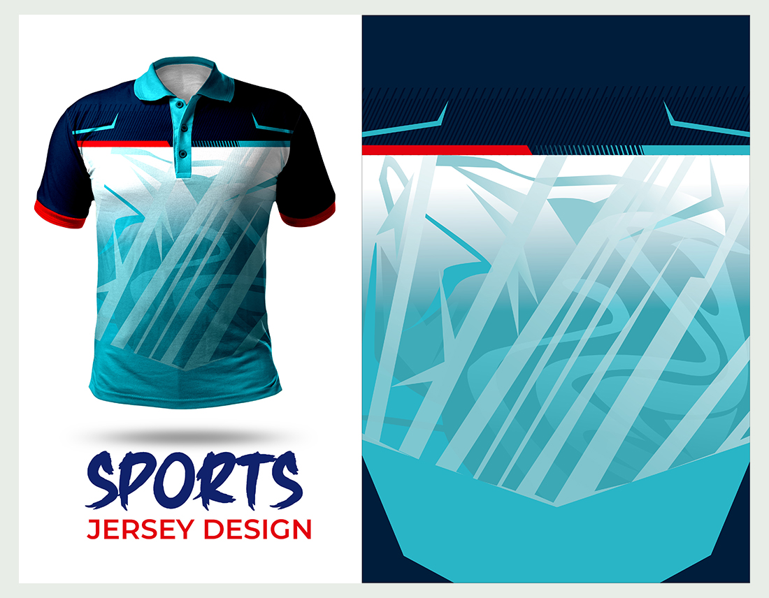 Picture of a jersey designed for sports.