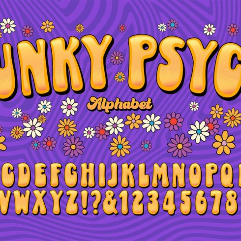 Funky Psych Vector Alphabet cover image.
