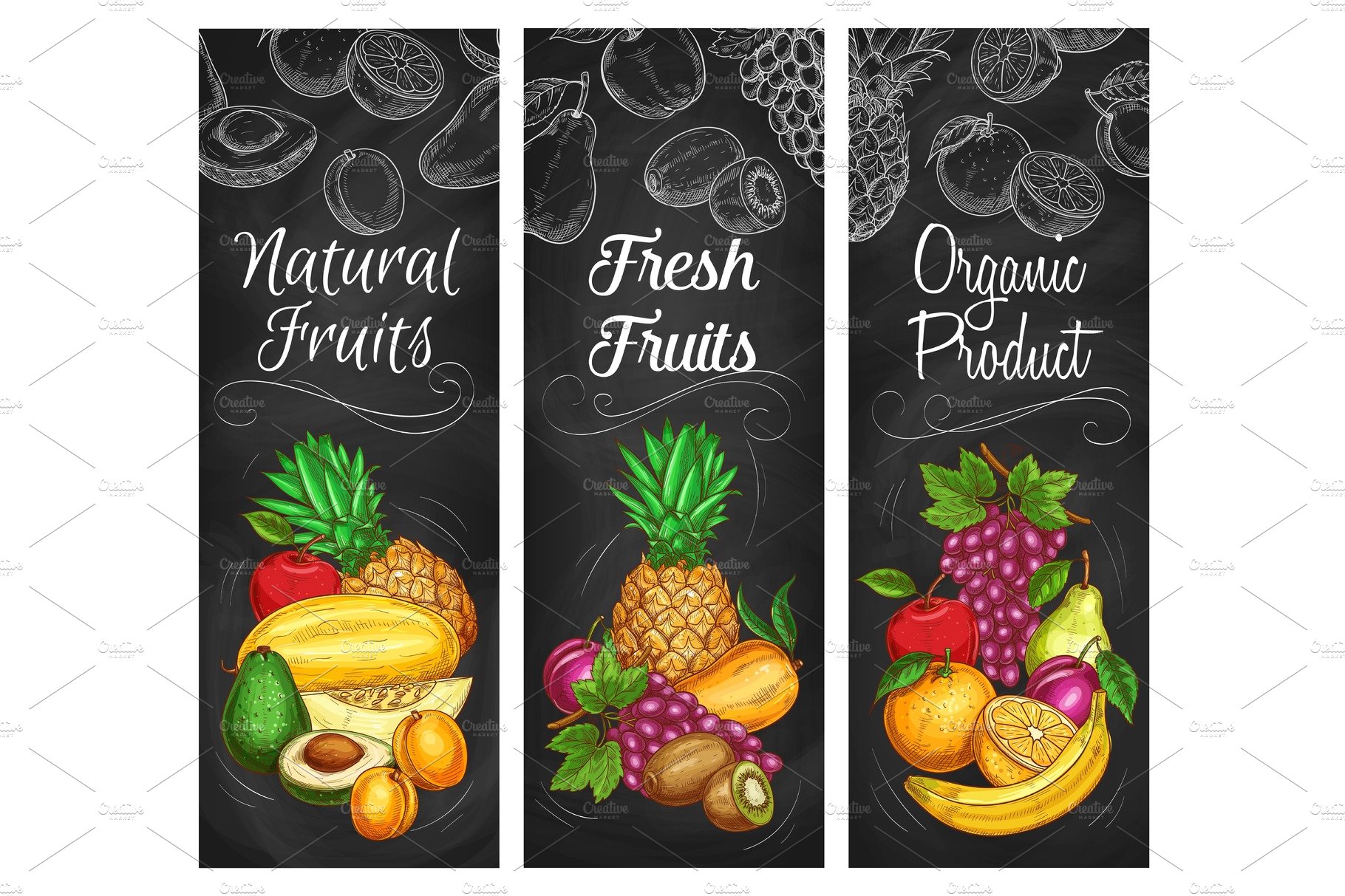 Garden and tropic fruits cover image.