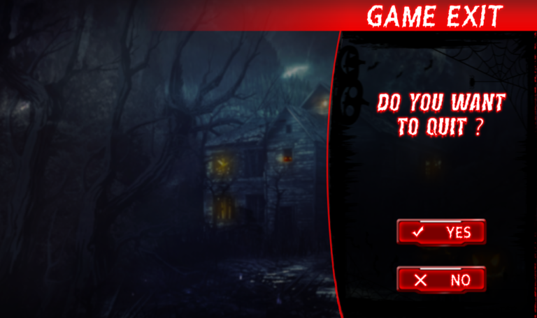 Horror Game UI Kit