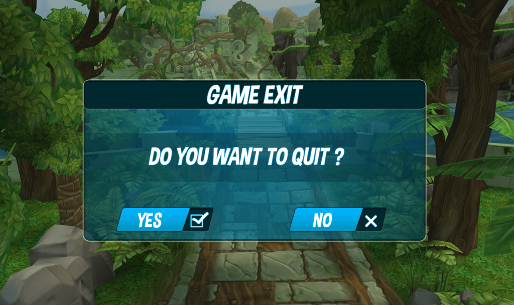 Forest Game UI Editable Template - MasterBundles