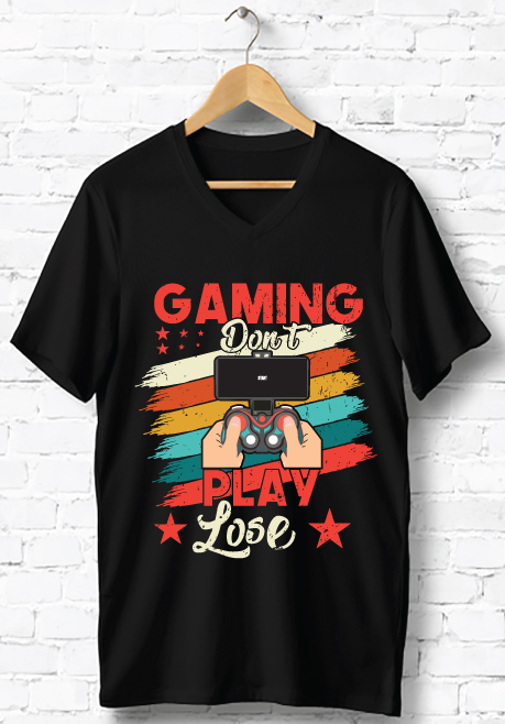 gaming t shirt design 270