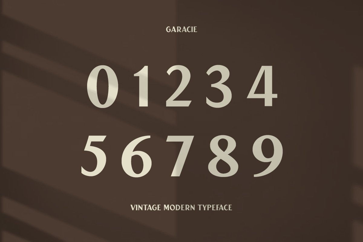 garacie vintage modern typeface6 722