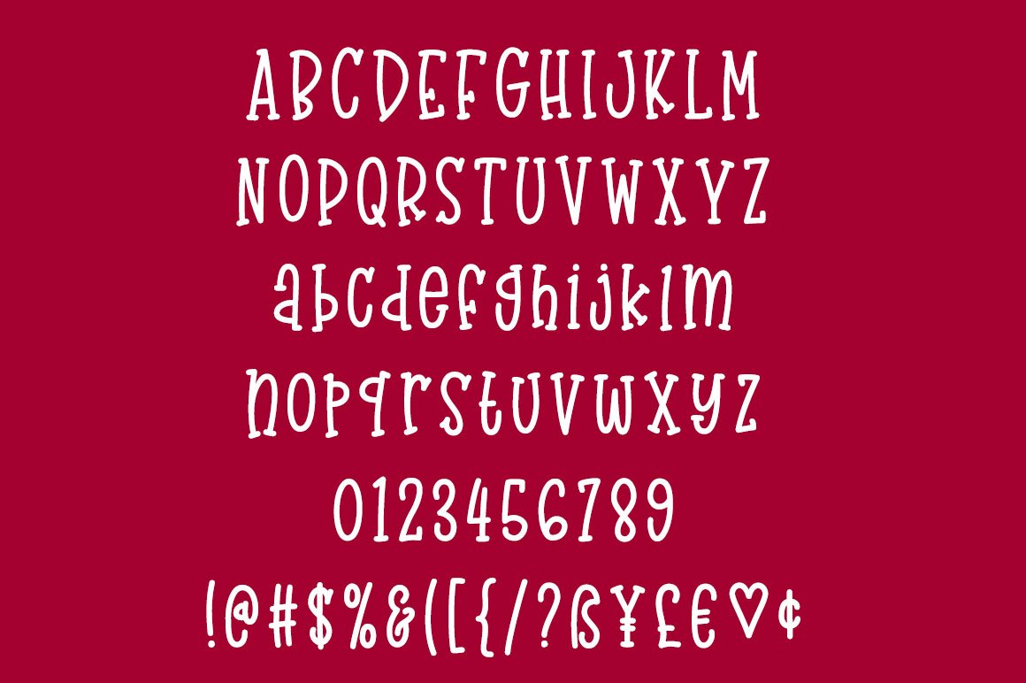 Garrulous: a fun tall serif font! preview image.