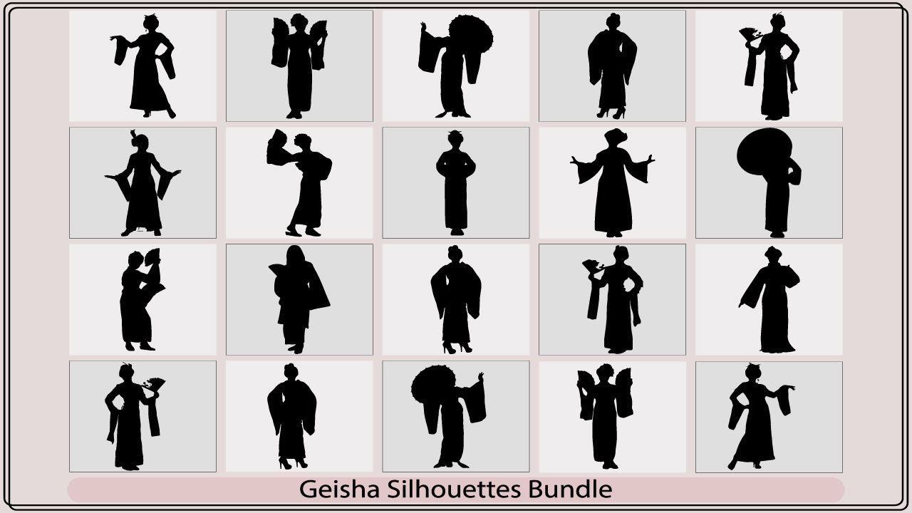 geisha silhouettemb add media 168