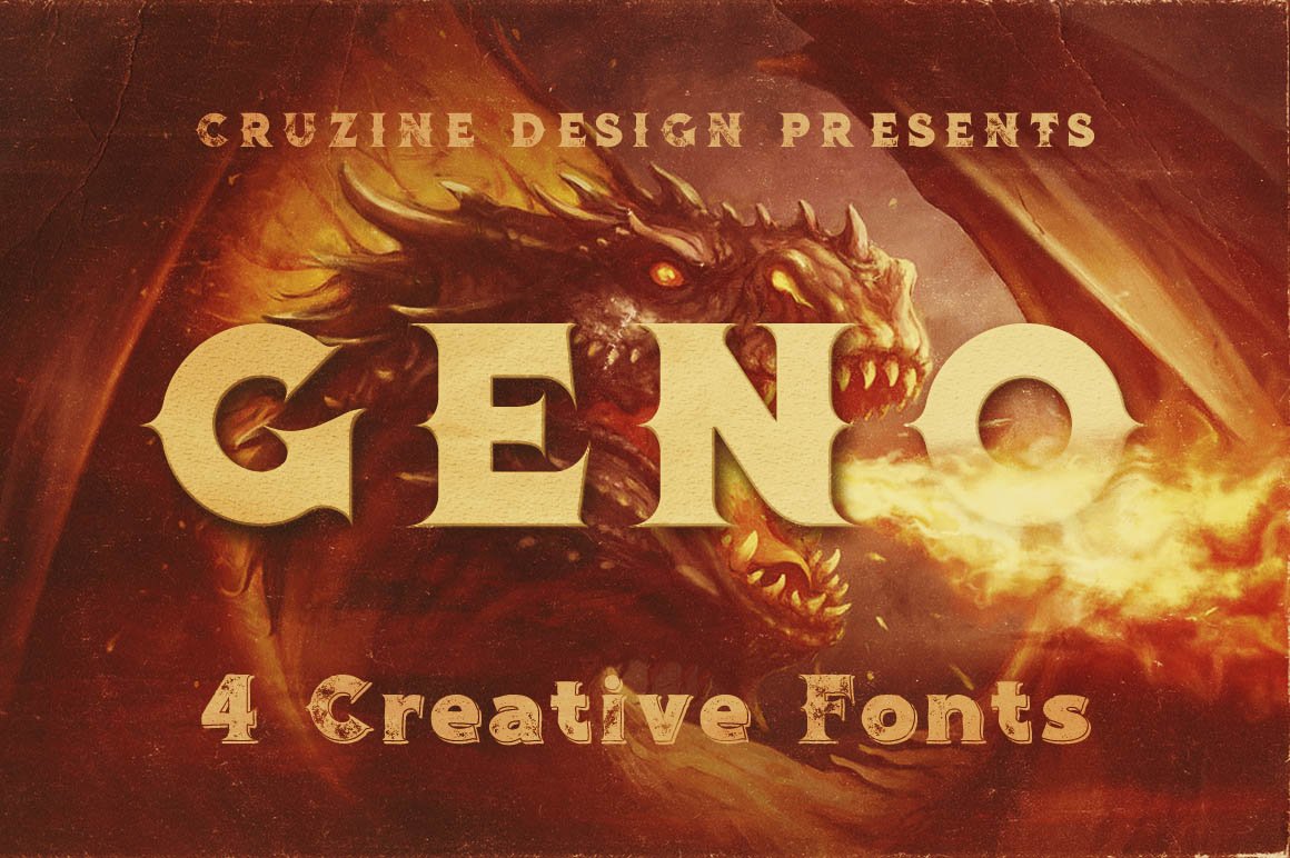 Geno Typeface cover image.