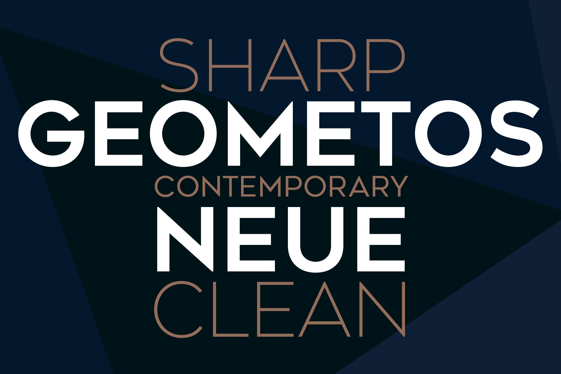 Geometos Neue Font Family cover image.
