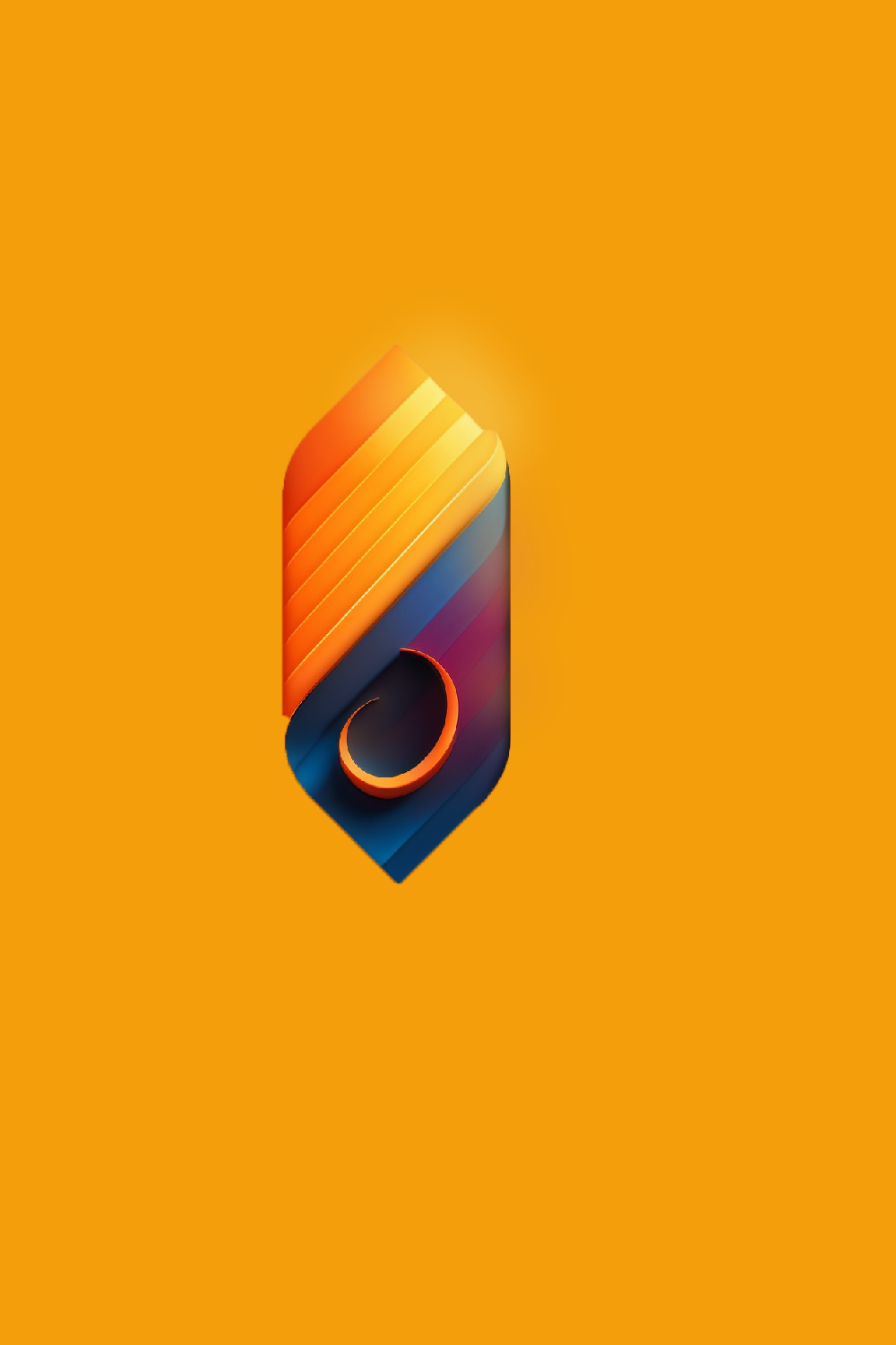 3D custom brand logo pinterest preview image.