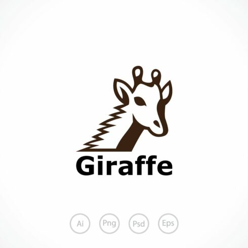 Giraffe Logo Template cover image.