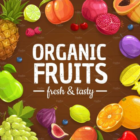 Fresh fruits and berries cover image.