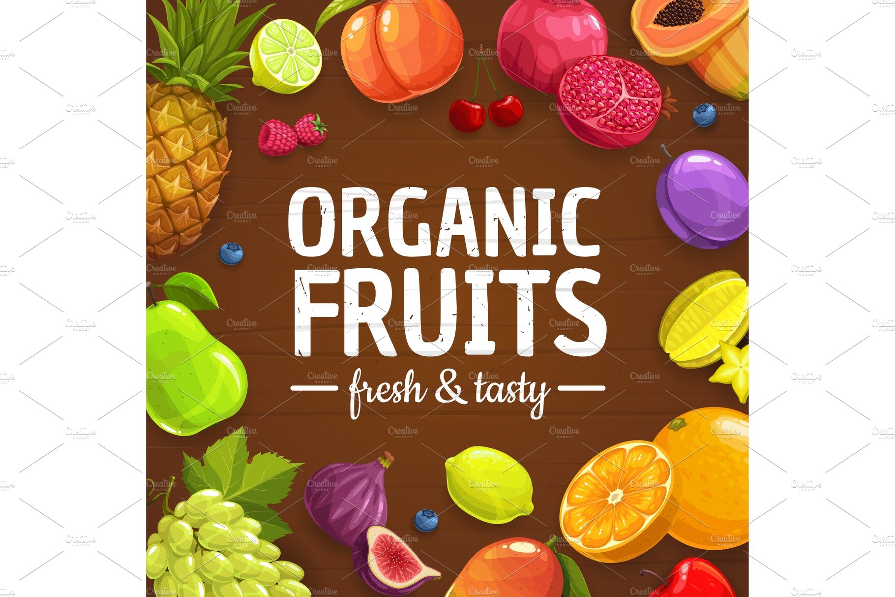 Fresh fruits and berries cover image.