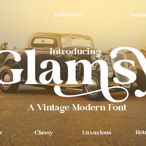 Vintage Modern Font cover image.