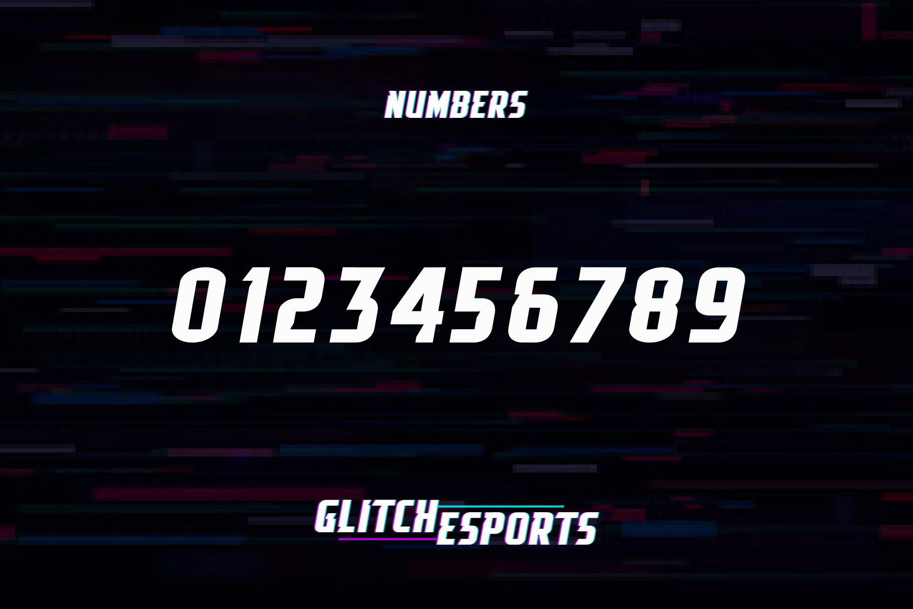 glitch esports displays numbers 965