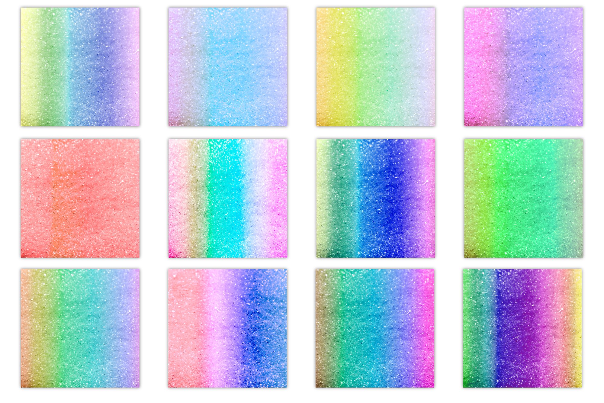 Rainbow Holographic Glitter Textures – MasterBundles
