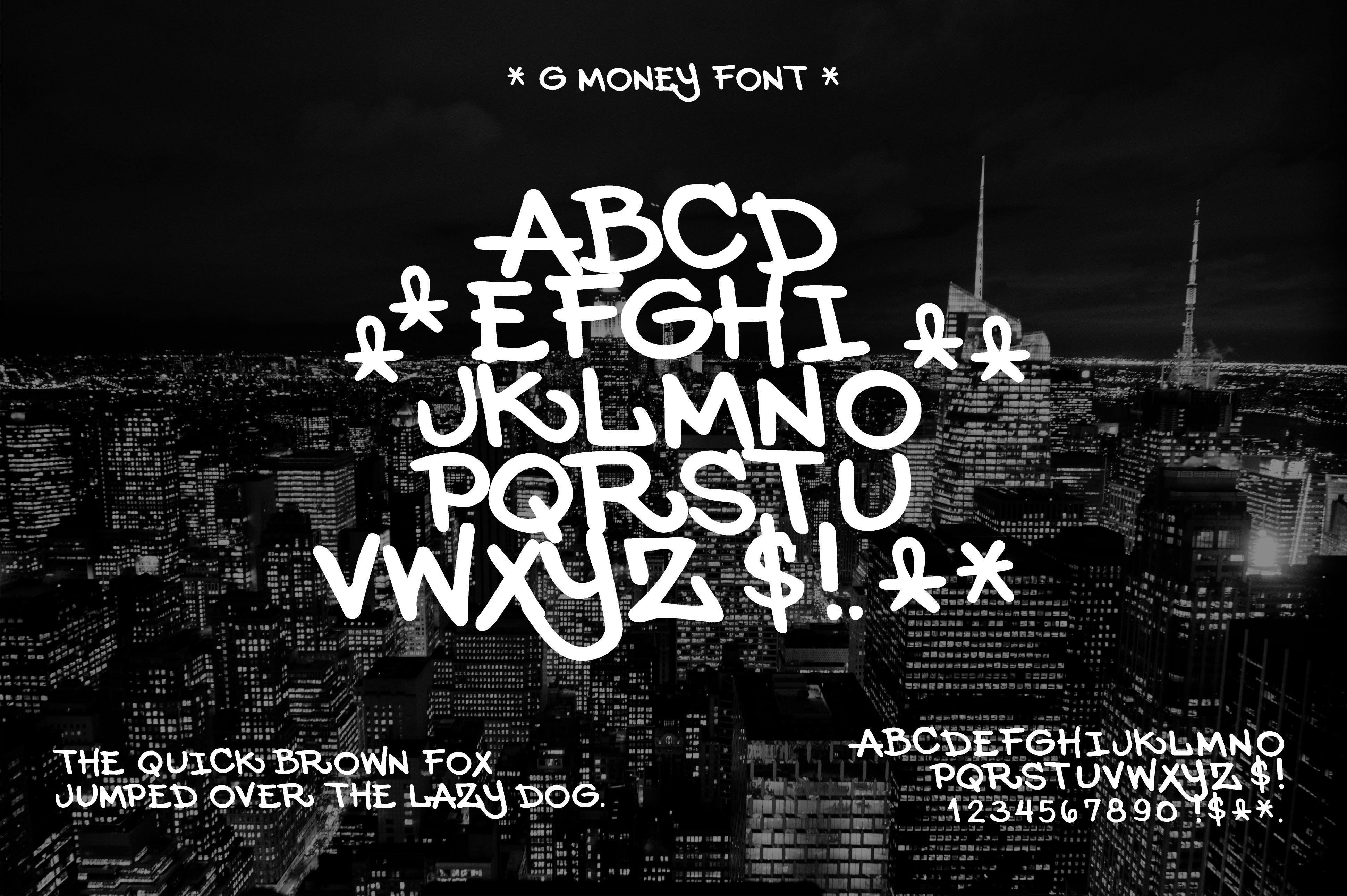 G-Money Font cover image.